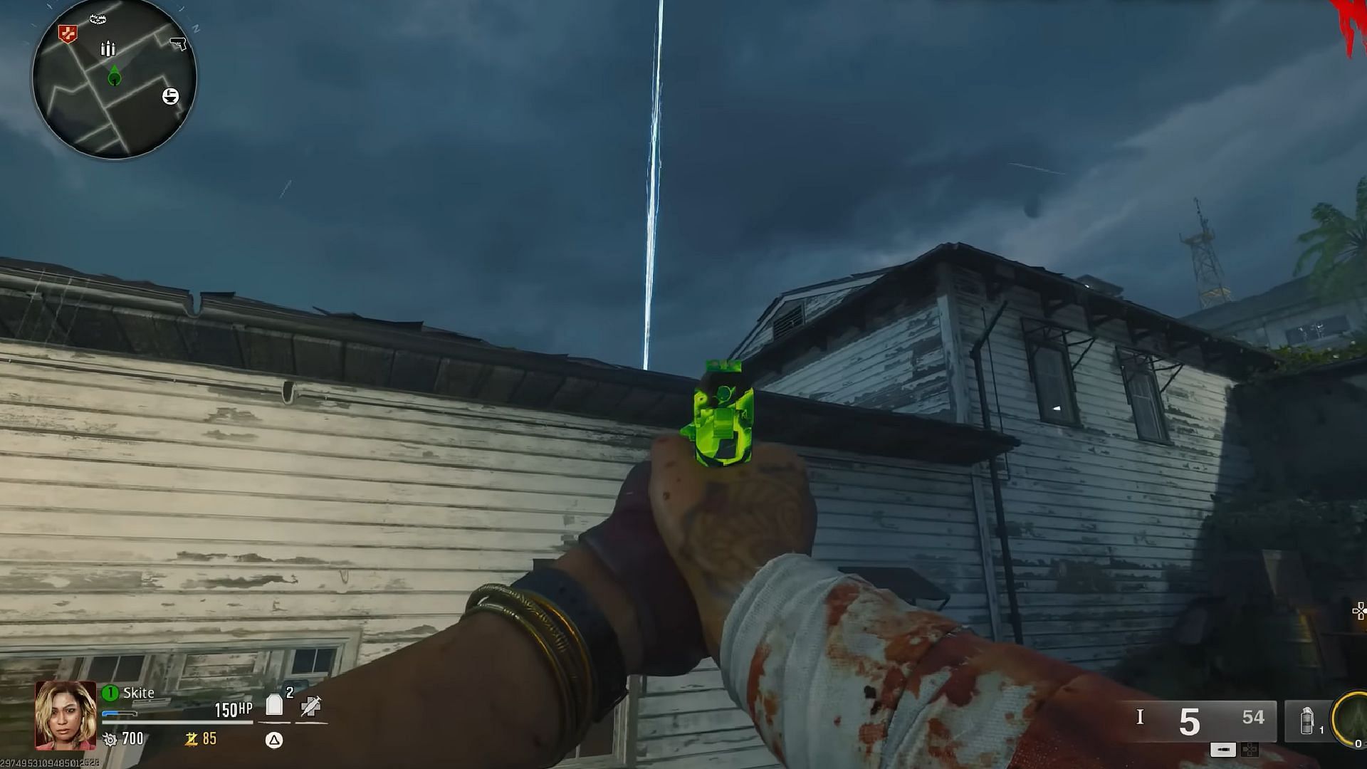 Basketball trick shot Easter Egg (Image via Activision || YouTube@Skite innit)