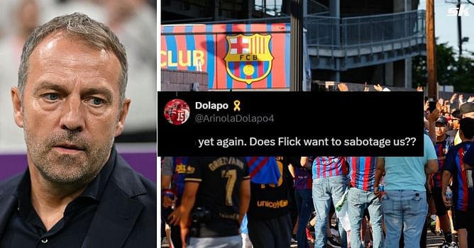"Does Flick want to sabotage us?" - Barcelona fans question 24-year-old star's inclusion in starting XI for Alaves clash
