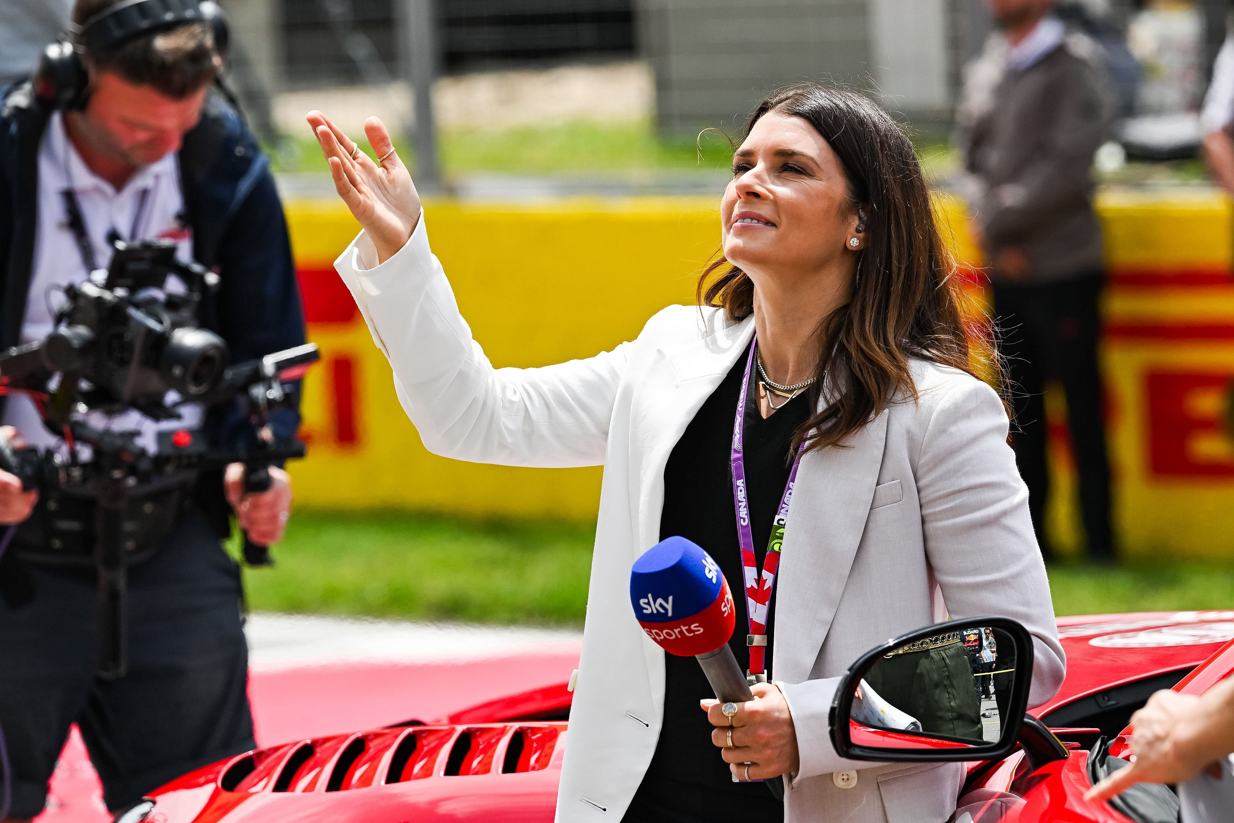 Sky Sports sportscaster Danica Patrick before the Canadian Grand Prix. Source: Imagn