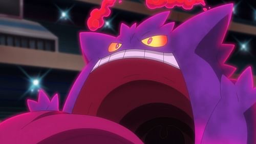 Gigantamax Gengar in the anime (Image via TPC)