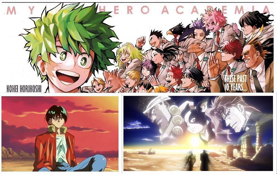 Shonen manga endings that work and others that failed miserably (Image via Shueisha, Studio Pierrot, and David Production).