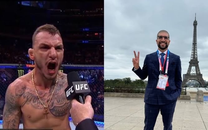 Renato Moicano consoled by Ariel Helwani over his anger about UFC lightweight division rankings: "Pretty sure they are run by bots"