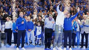 WATCH: Rick Pitino returns to Kentucky and cries after watching fans' support at Big Blue Madness
