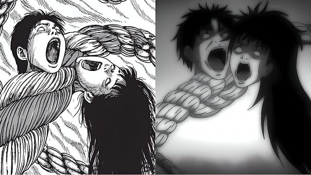 Uzumaki episode 2: Anime vs Manga comparison