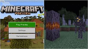 How to play Minecraft Creaking and Pale Garden in Bedrock preview and beta