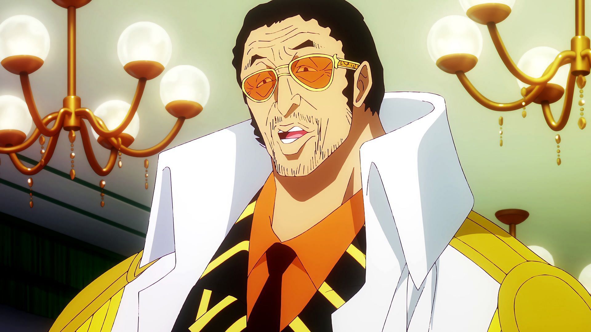 Kizaru as seen in One Piece (Image via Toei Animation)