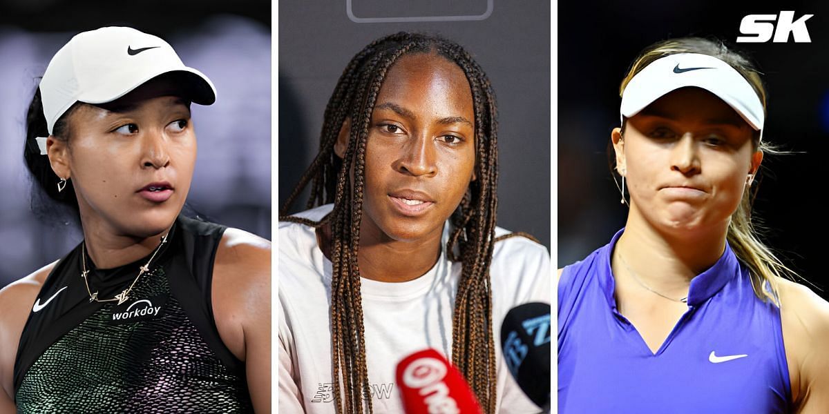 (Left to Right) Naomi Osaka, Coco Gauff, Paula Badosa (Image source: Getty)