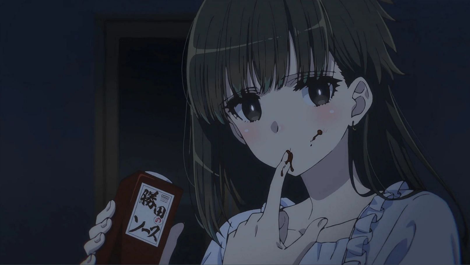 Ms. Maid stealing tonkatsu sauce at night(Image via Felix Film)