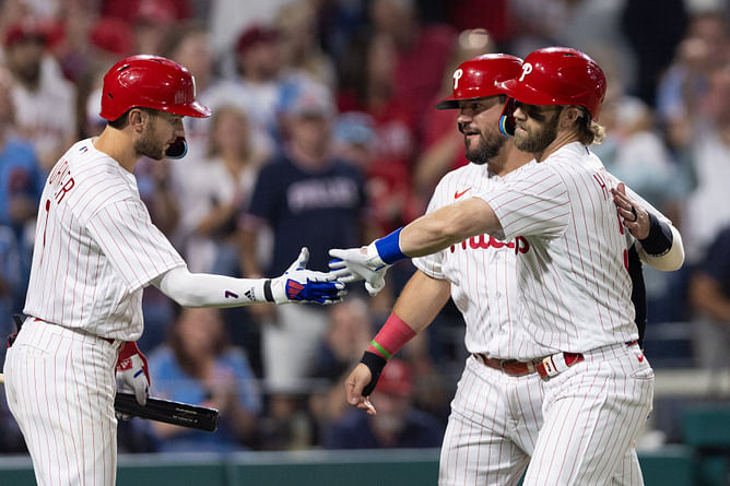 "One of the worst shortstops statistically" - Phillies analyst argues Trea Turner failed to lead as part of "Big 3" with Bryce Harper, Kyle Schwarber