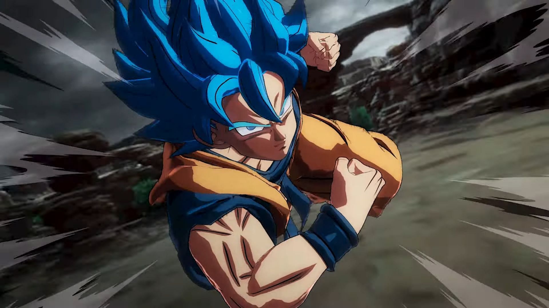 The Super Saiyan Blue transformation for Goku (Image via Bandai Namco)