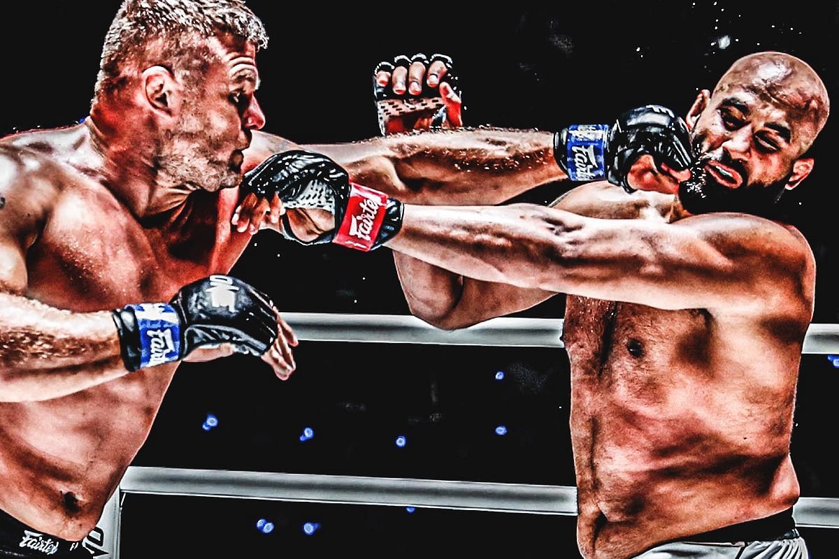 Anatoly Malykhin fighting Arjan Bhullar | Image credit: ONE Championship