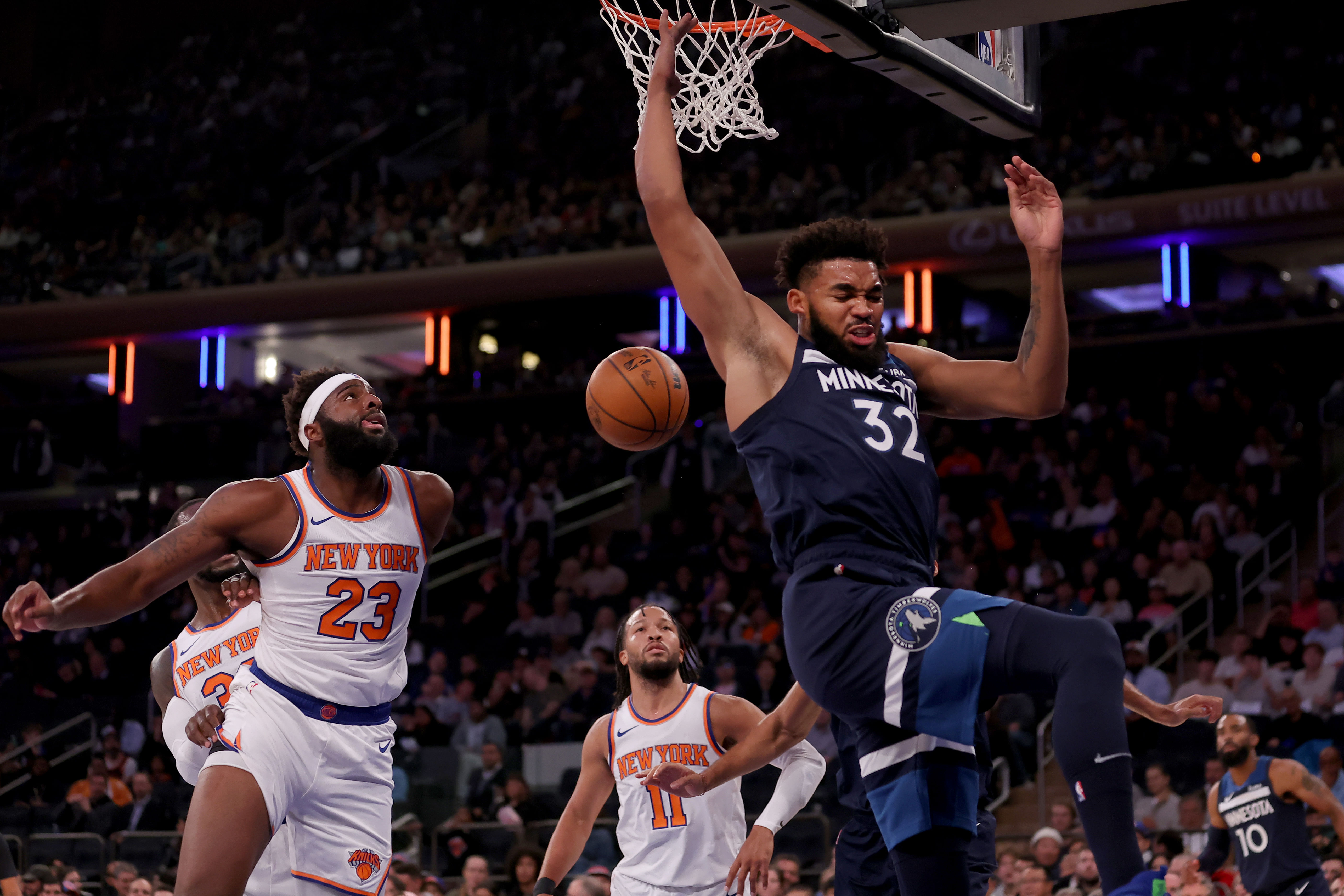 NBA: Preseason-Minnesota Timberwolves at New York Knicks - Source: Imagn