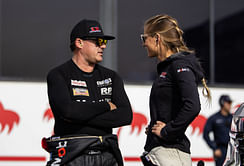 Tony Stewart's wife Leah Pruett turns heads in an all-black chic outfit as they get ready for parenthood