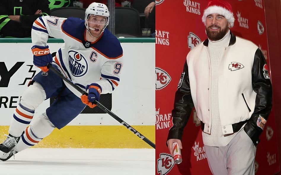 Travis and Jason Kelce discuss Connor McDavid