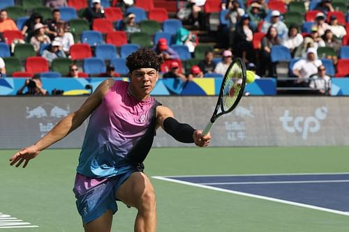 Ben Shelton at the 2024 Shanghai Rolex Masters (Image: Getty)