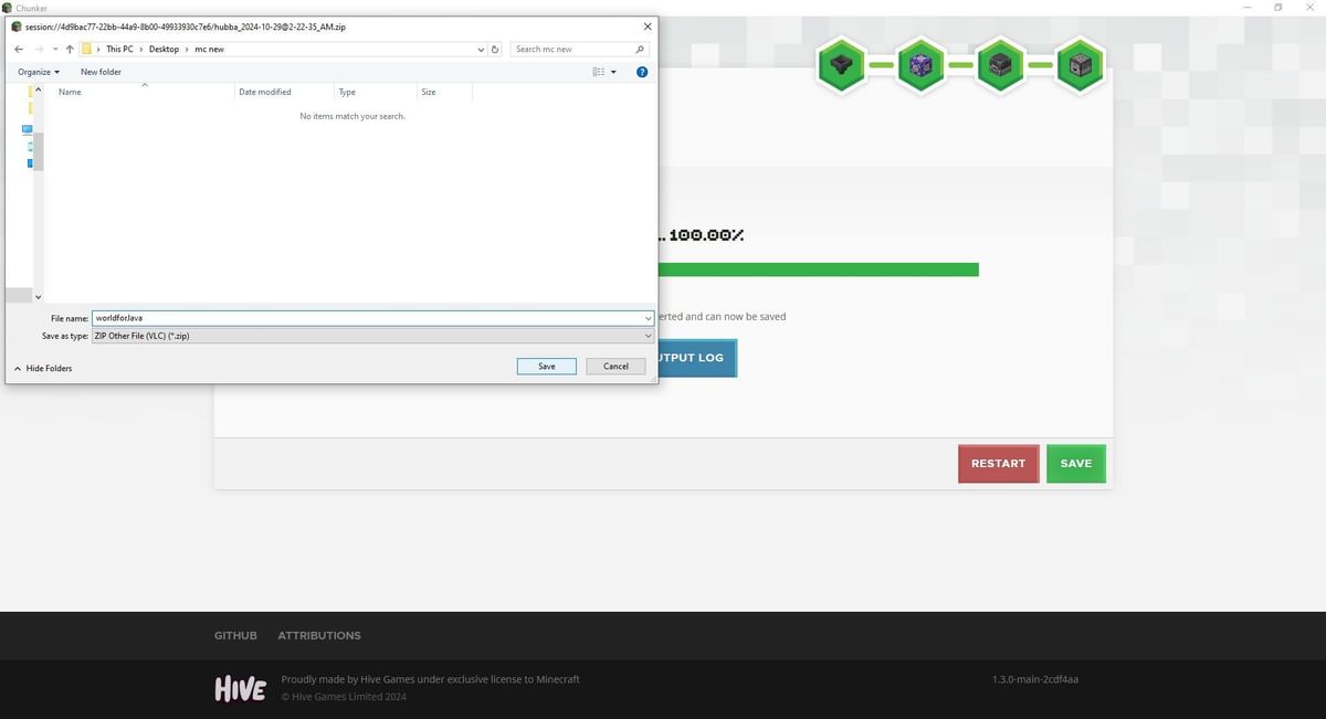 How to convert Minecraft Bedrock world to Java