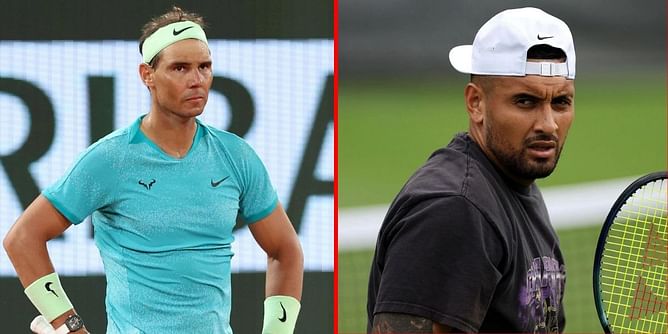 Nick Kyrgios sends unique message to Rafael Nadal after Spaniard announces retirement from tennis
