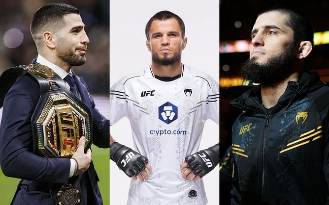 Umar Nurmagomedov chimes in on Islam Makhachev and Ilia Topuria's feud: "He's not on Islam's level"