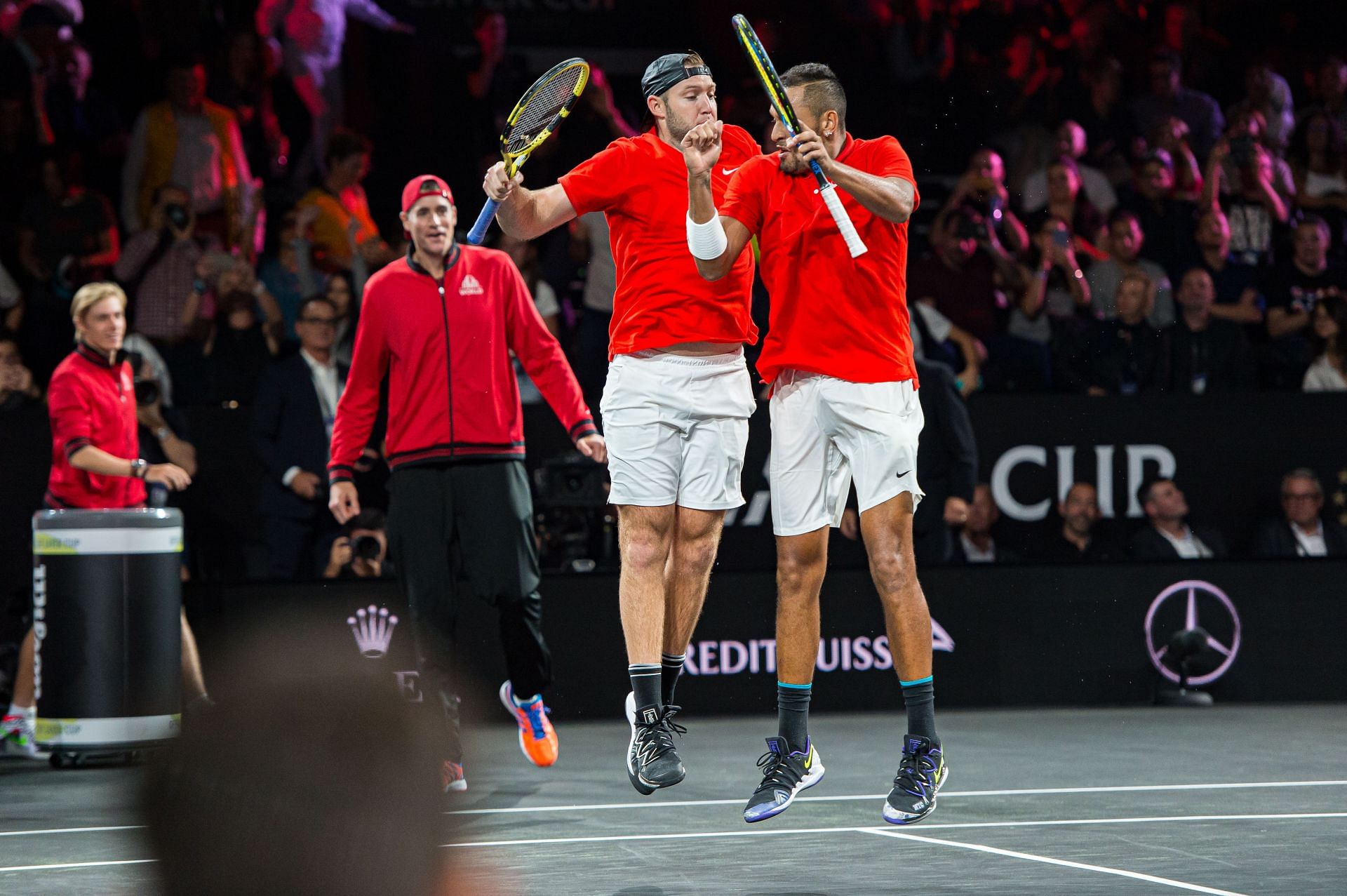 Nick Kyrgios and Jack Sock (Source: Getty)