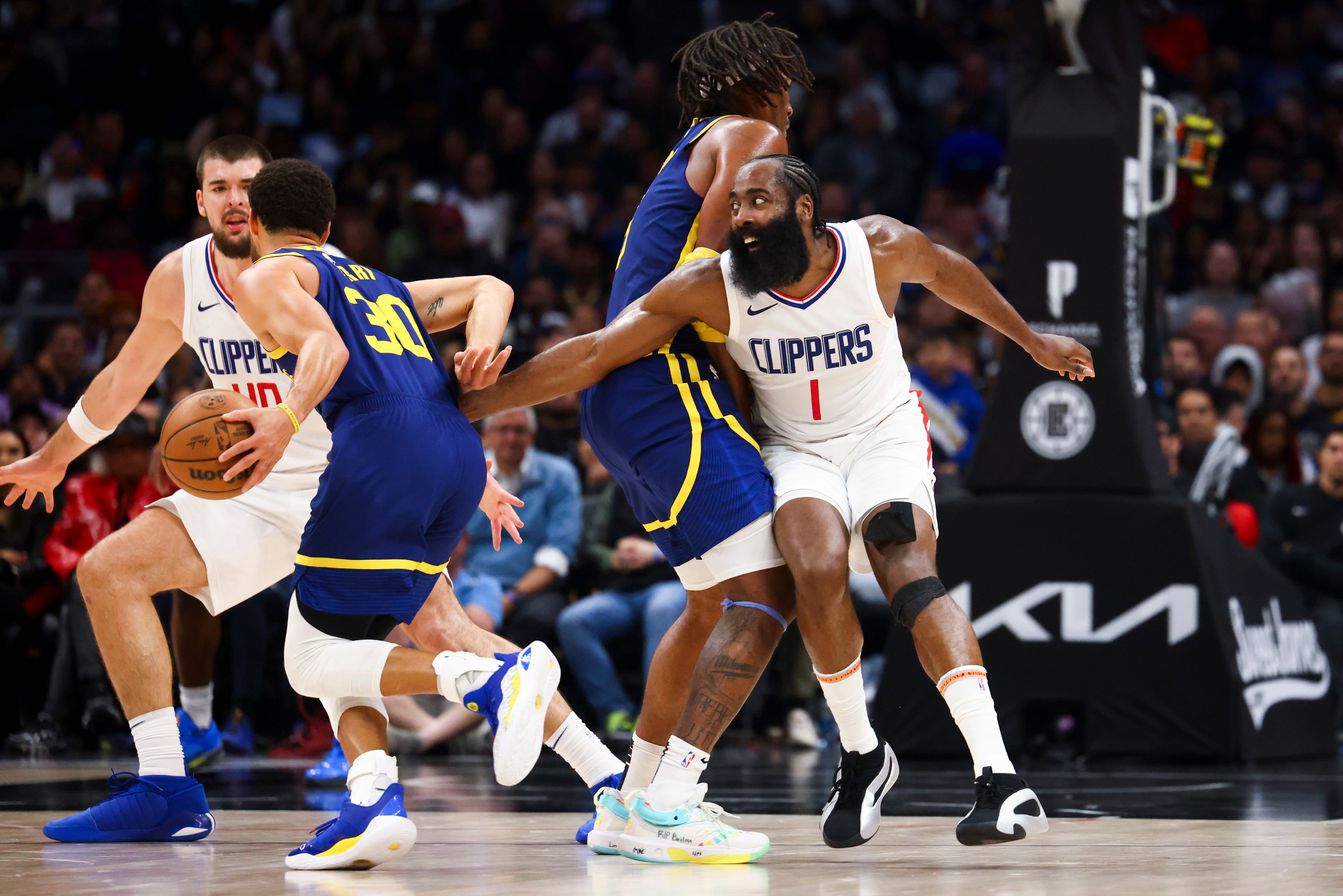 LA Clippers vs Golden State Warriors player stats and box score for Oct