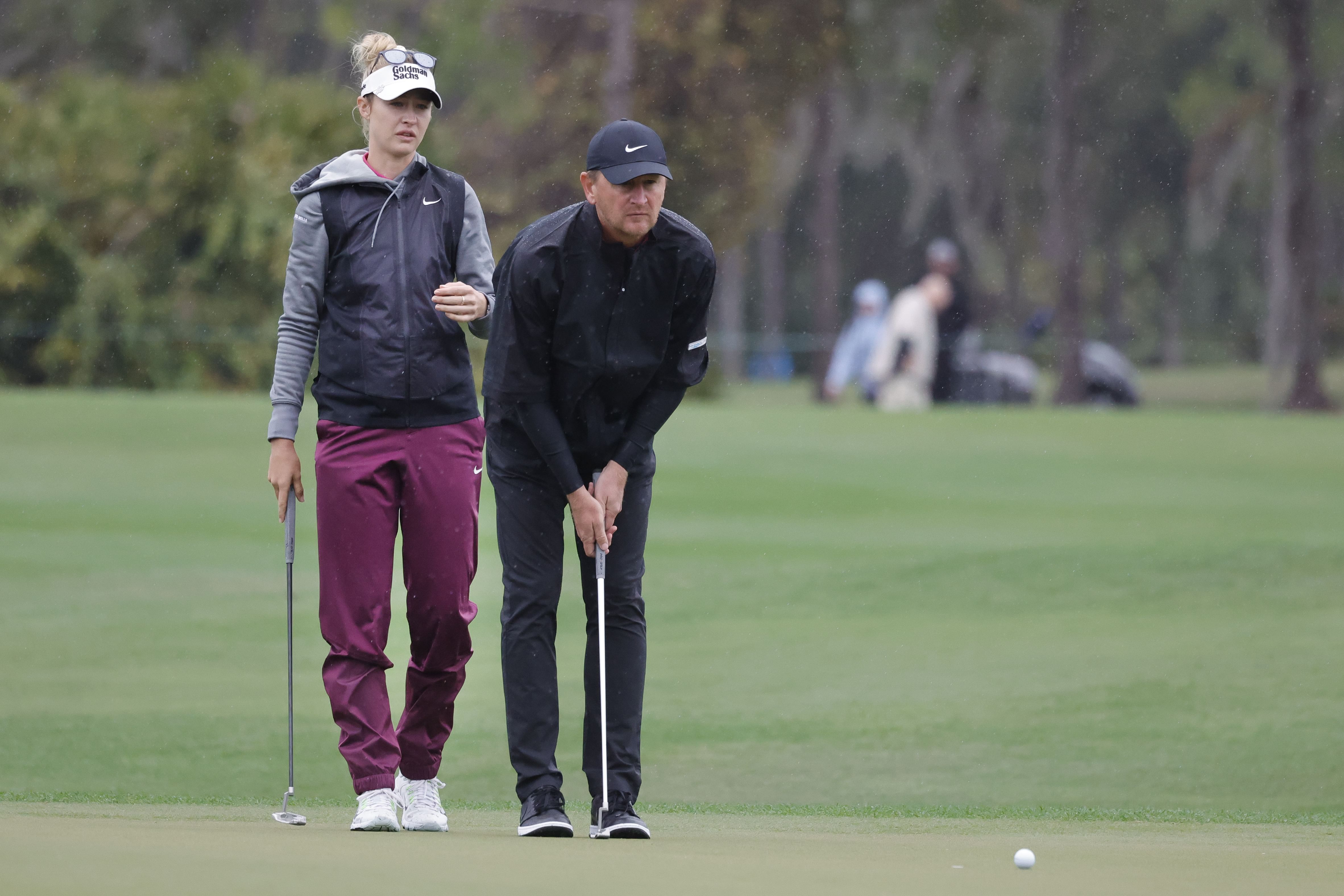 Nelly Korda and Petr Korda at the 2023 PNC Championship (Source: Imagn)