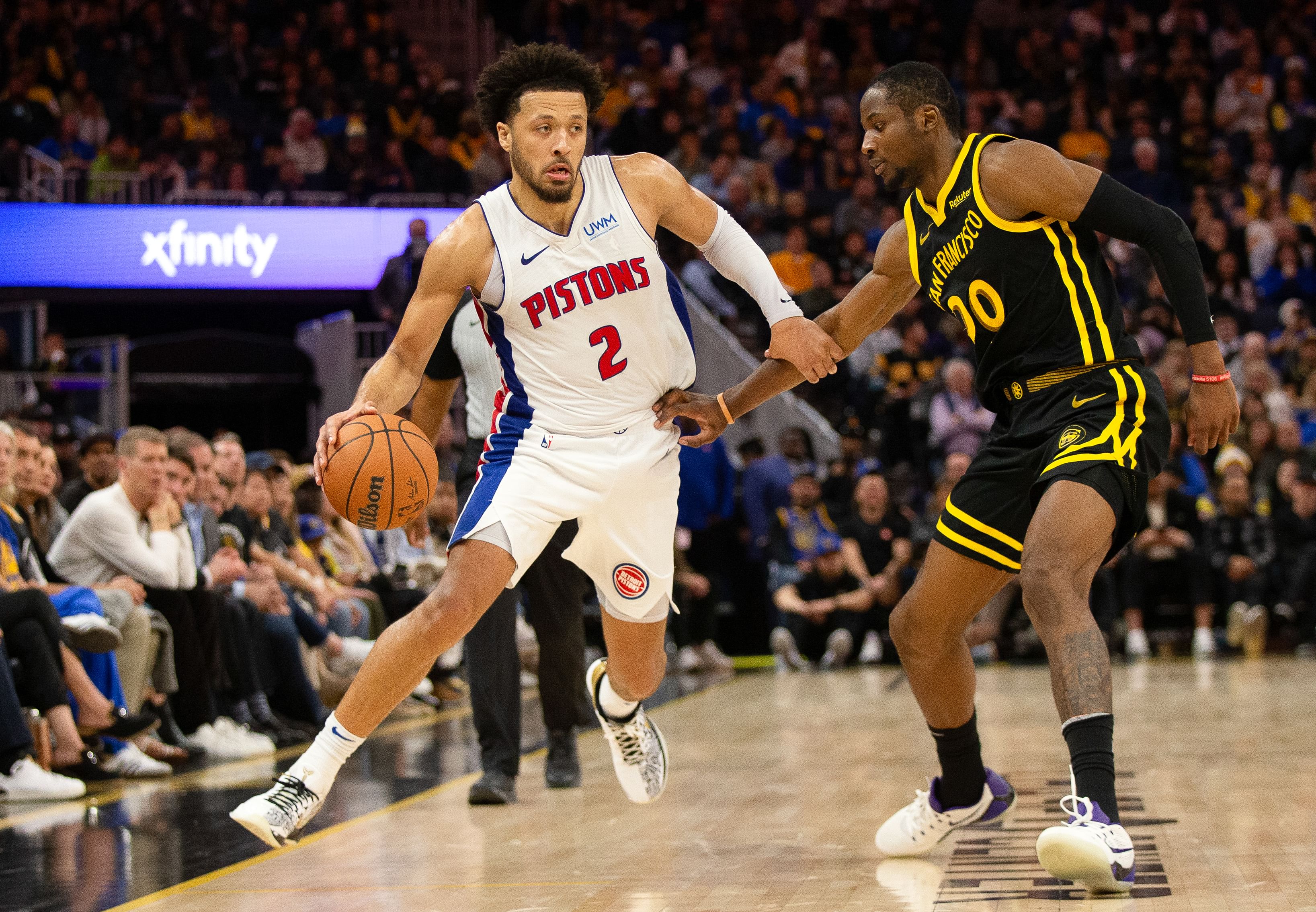 Detroit Pistons vs Golden State Warriors Players Stats and Box Score. (Photo: IMAGN)