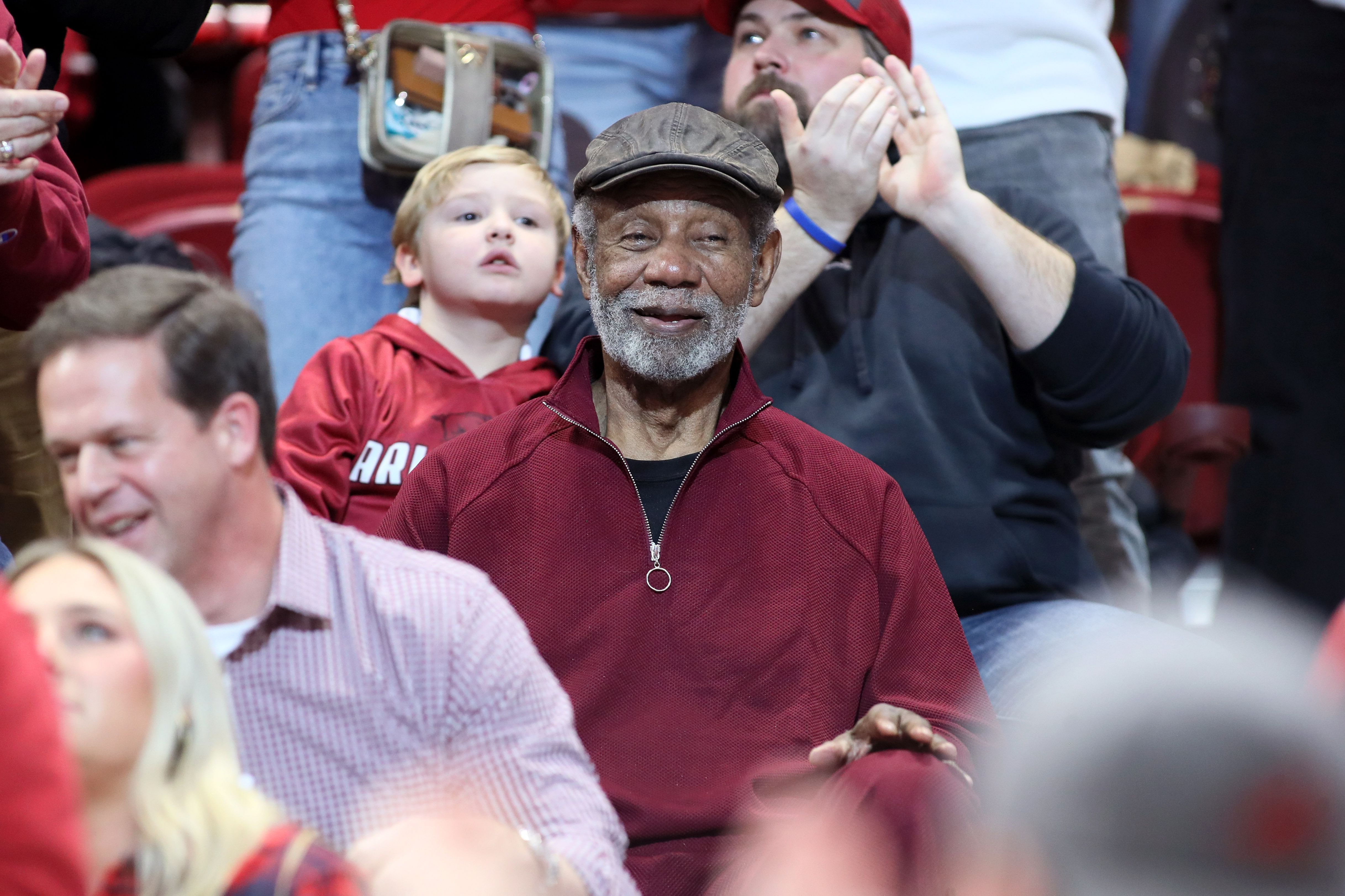 Nolan Richardson visited the Arkansas Razorbacks in August. (IMAGN)