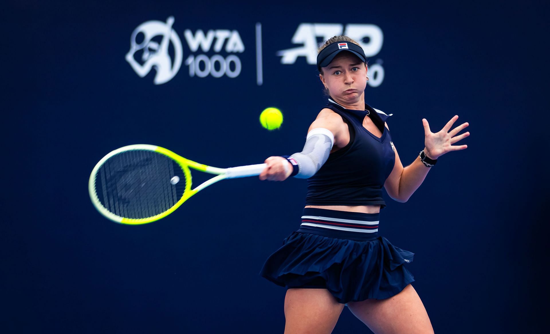 Barbora Krejickova in action at the 2024 China Open (Picture: Getty)