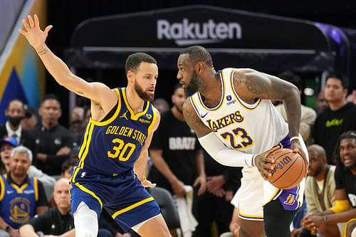 What did JaVale McGee say about LeBron James and Steph Curry in 2021? (Photo: IMAGN)