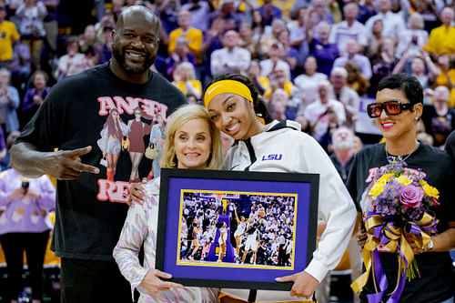 Angel Reese thrived under the guidance of LSU Tigers head coach Kim Mulkey (IMAGN)