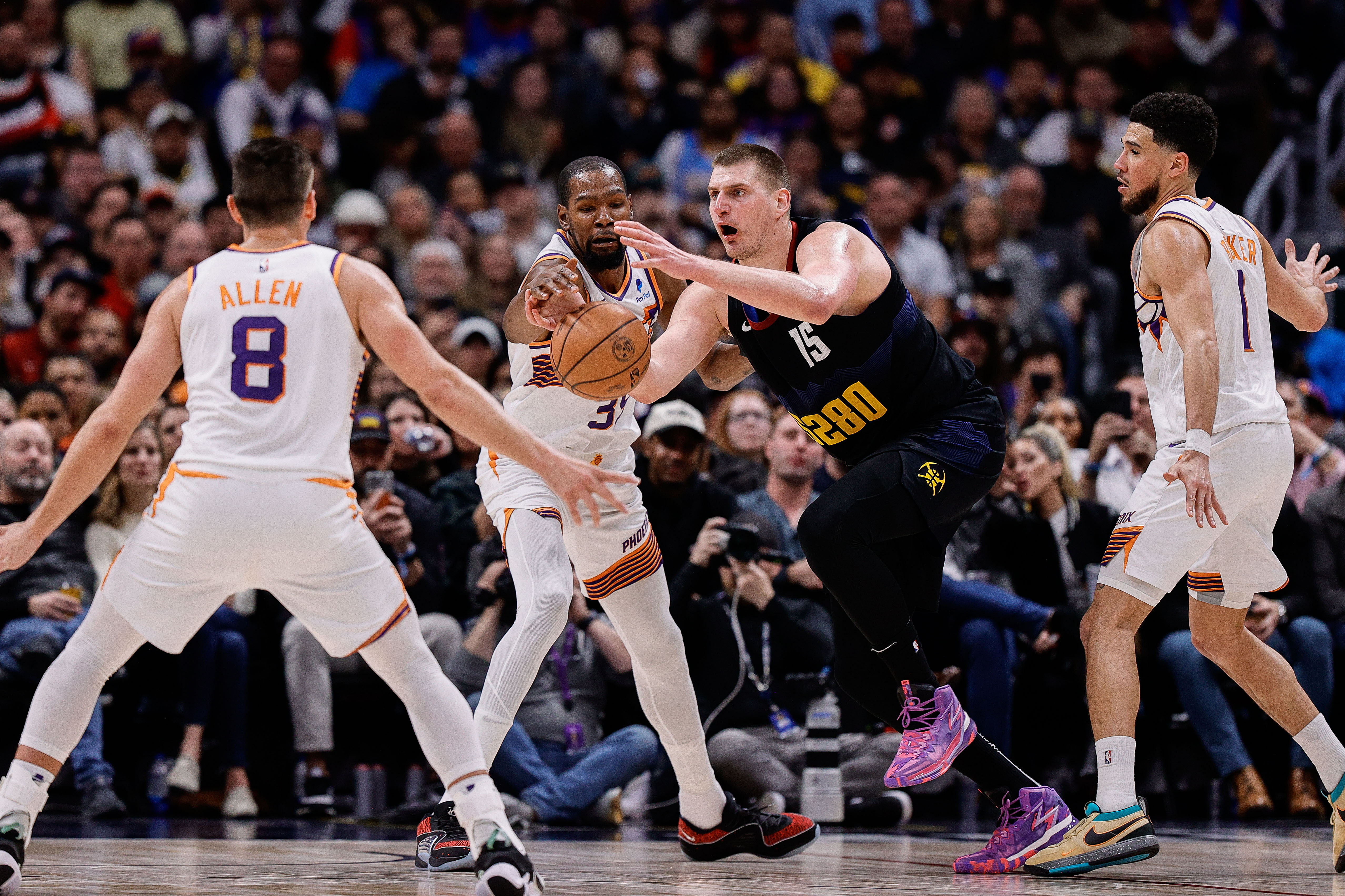 Phoenix Suns vs Denver Nuggets player stats and box score for Oct. 13