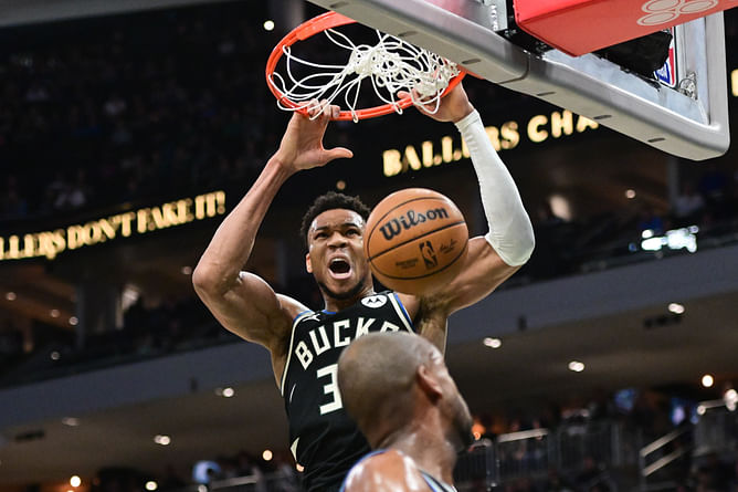 Watch: Giannis Antetokounmpo enters early dunk of the year conversation after decimating former All-Star