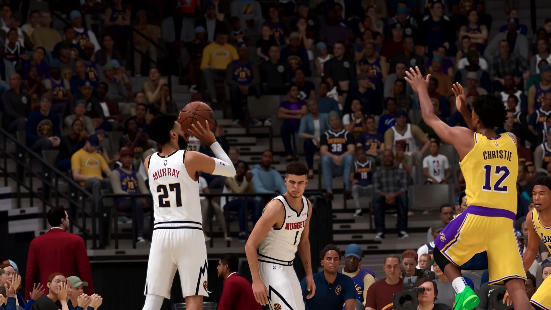 A screenshot of NBA 2K25 gameplay (Image via 2K Games)