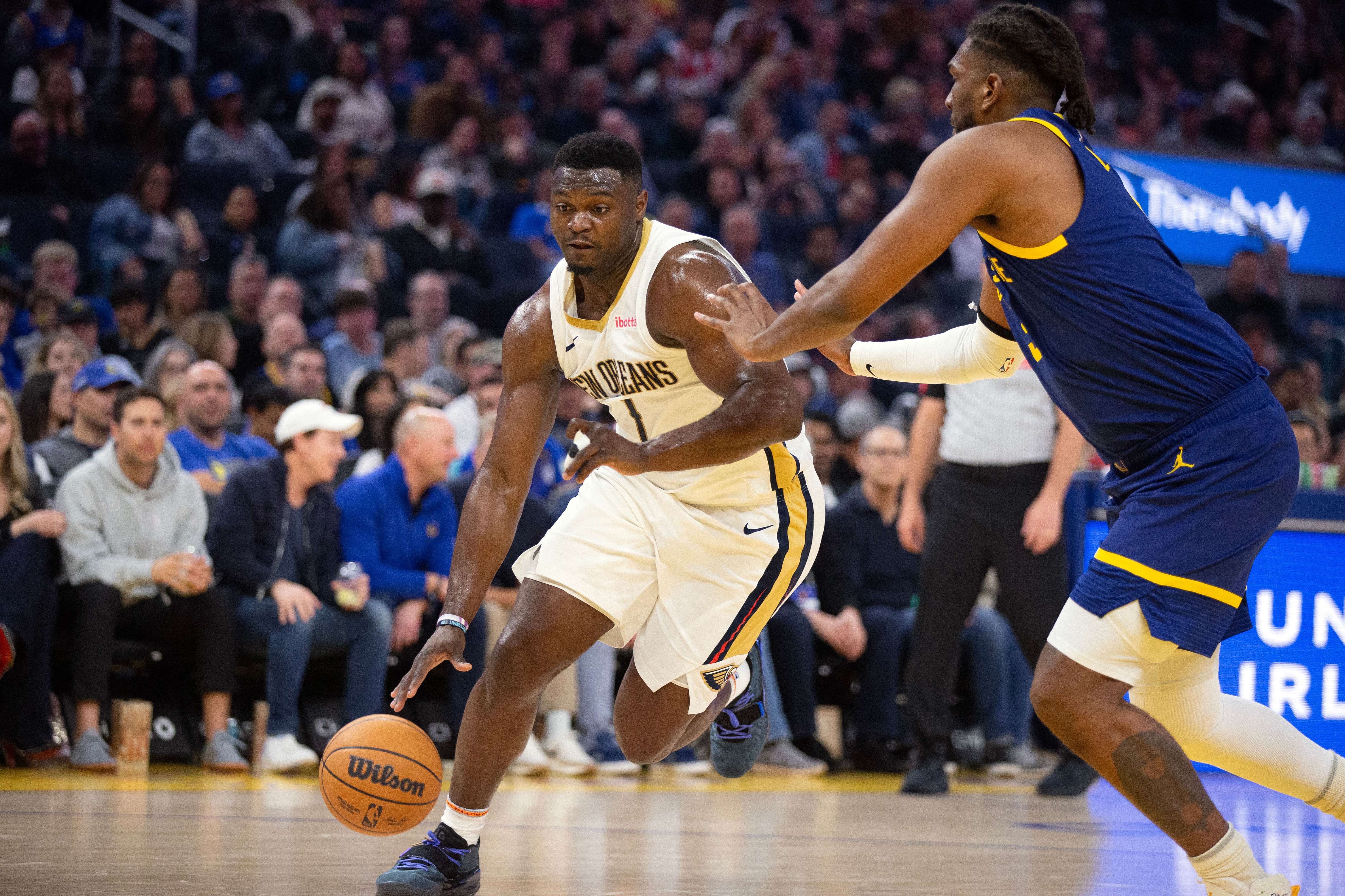 Zion Williamson&#039;s stats vs. the Golden State Warriors (Photo: IMAGN)