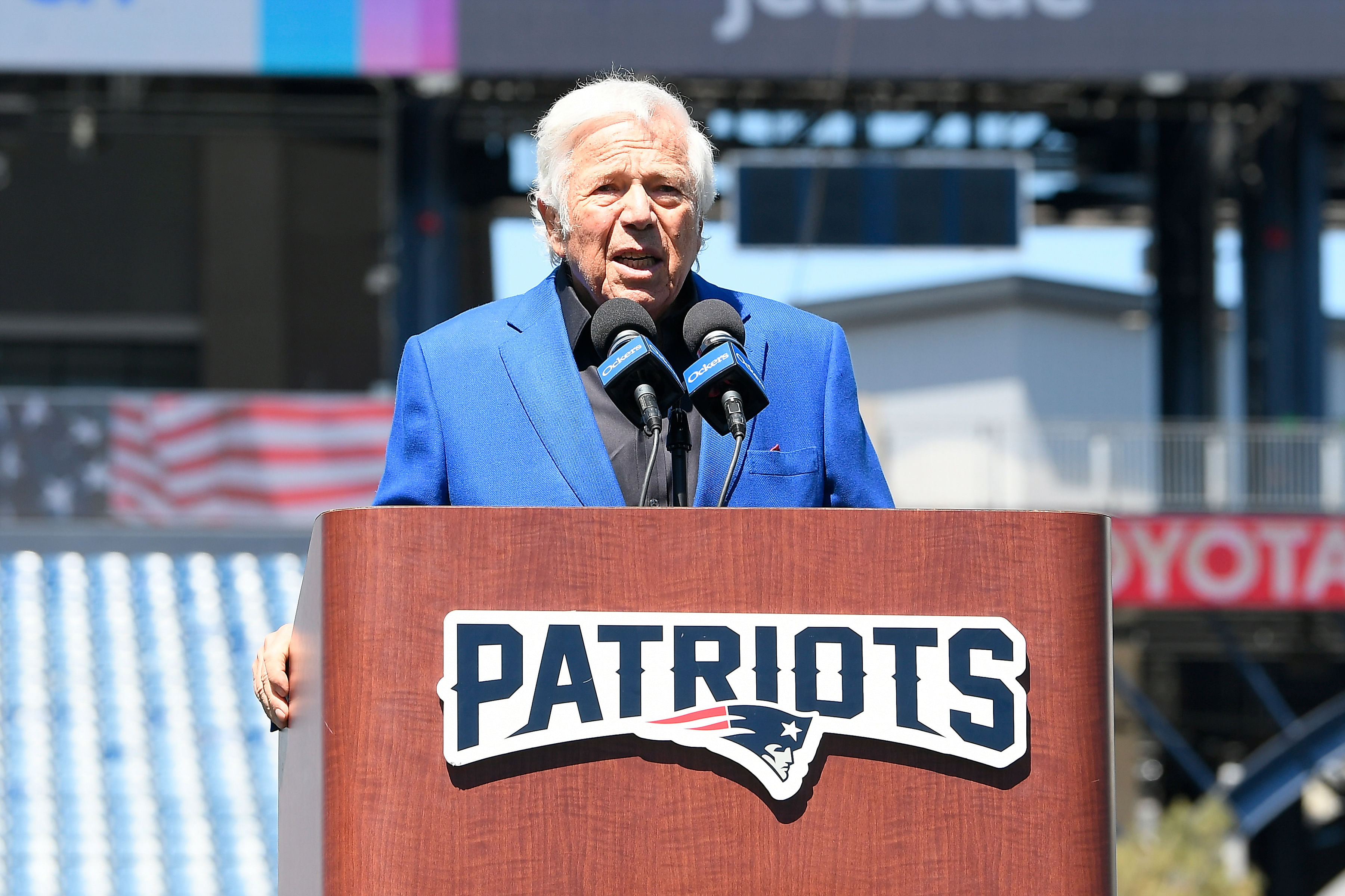 NFL: New England Patriots-Drake Maye Press Conference - Source: Imagn