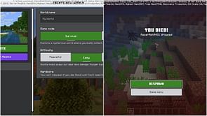 Why Minecraft's "keep inventory and experience" feature on easy mode makes survival dull