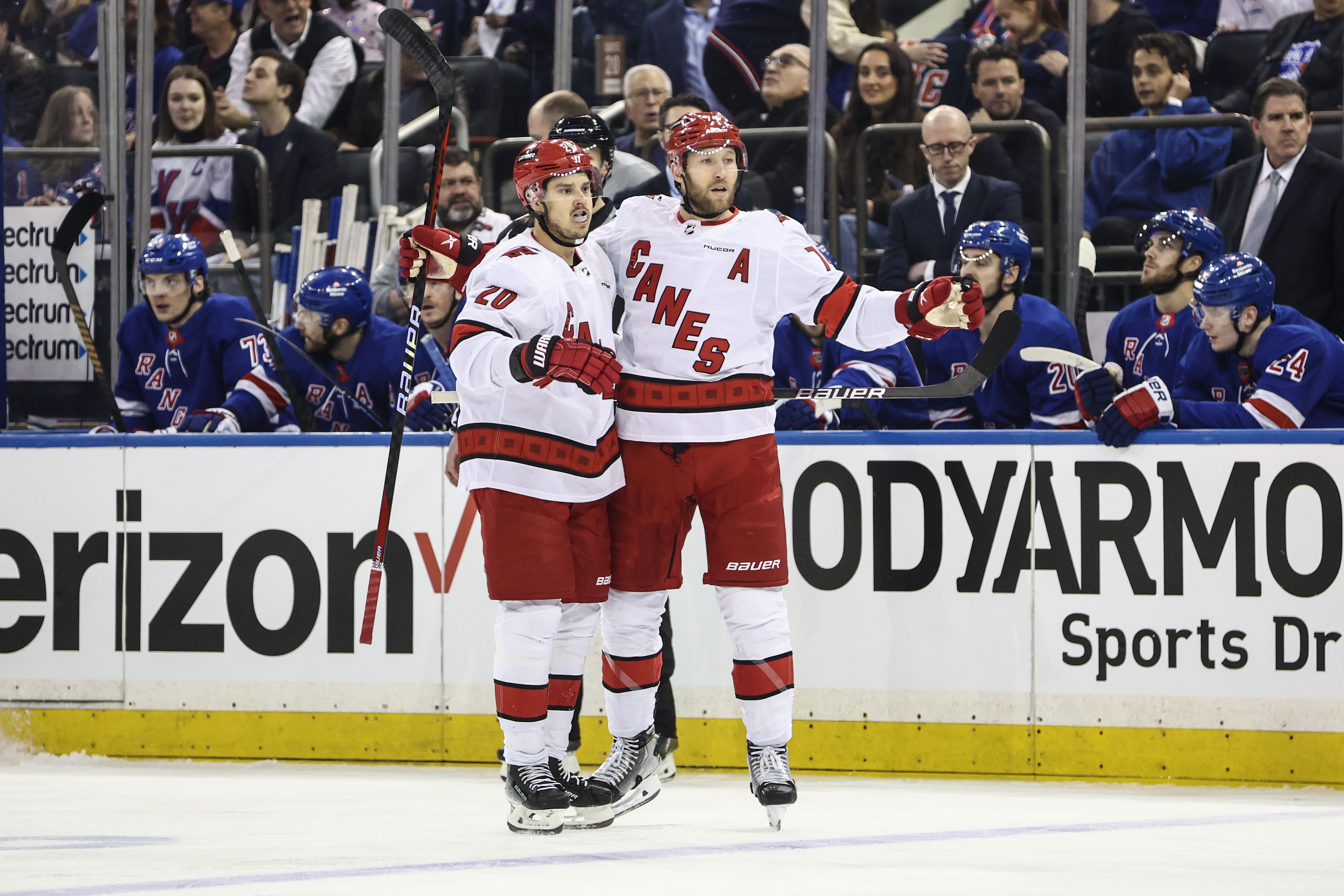 NHL: Stanley Cup Playoffs-Carolina Hurricanes at New York Rangers - Source: Imagn