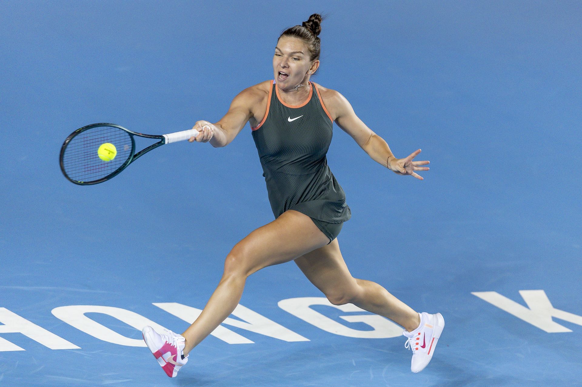 Simon Halep in action at the Hong Kong 125 Open (Picture: Getty)