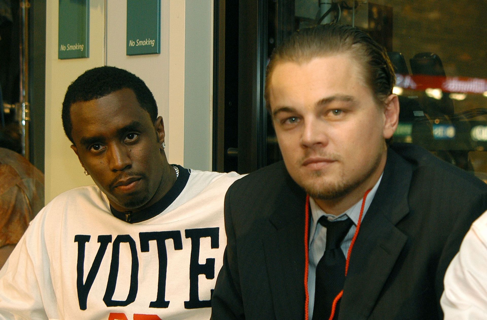 Sean &quot;P. Diddy&quot; Combs Interviews Celebrities at the 2004 Democratic National Convention in Boston - Source: Getty