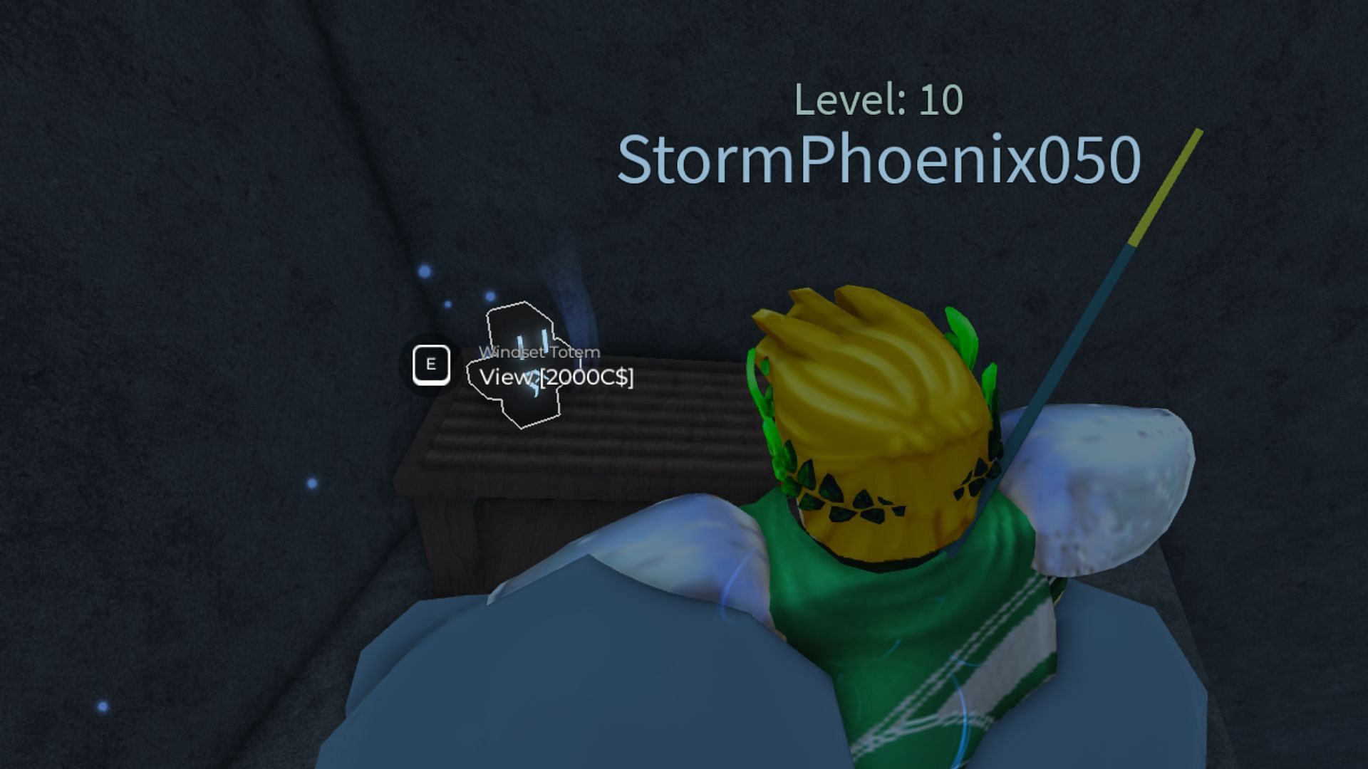 The Windset Totem in the game (Image via Roblox)