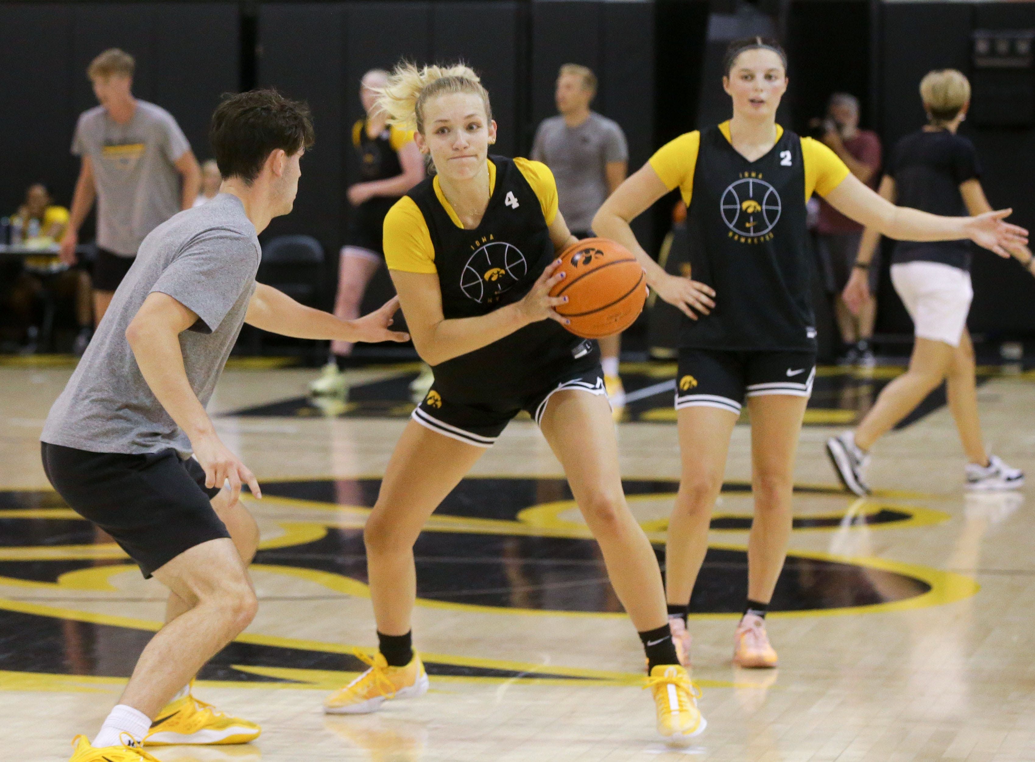 Kylie Feuerbach could become a key player in the Iowa Hawkeyes&#039; setup for the 2024-25 season (Photo via IMAGN)