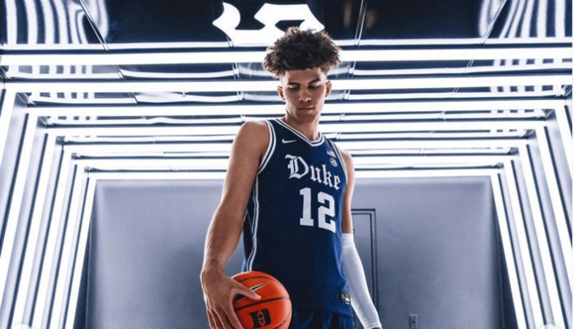 Cameron Boozer during Duke visit (image via Instagram/@cameronboozer)