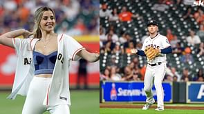 Alex Bregman's wife Reagan shares adorable moment of son Knox's 'yoga on the beach' during family getaway