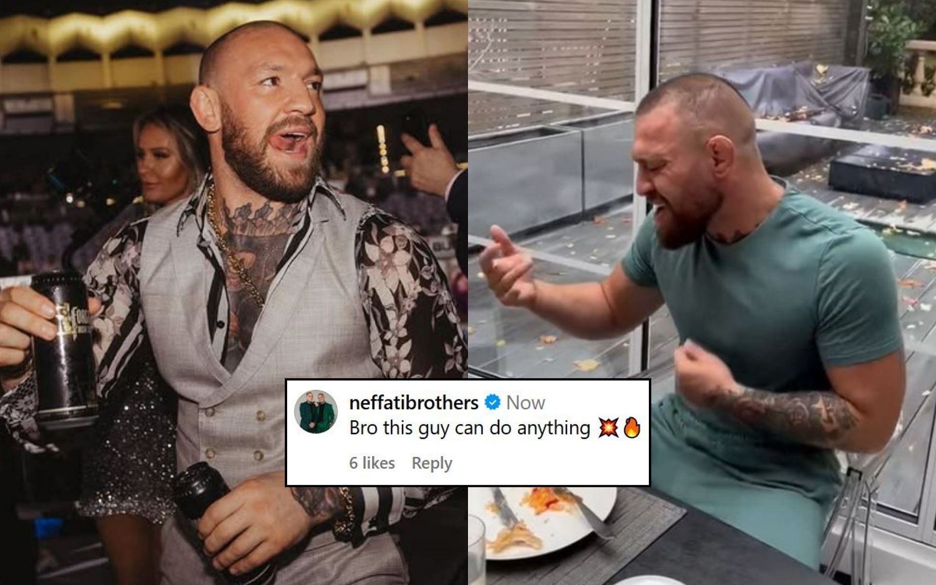 Fans react (insert) to Conor McGregor