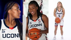 UConn’s Paige Bueckers, Kamorea Arnold and Sarah Strong poke fun at each other with childhood pictures