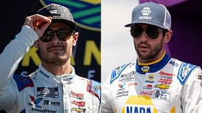 Hendrick stars Kyle Larson, Chase Elliott, and others sign bizarre items featuring a lamp post, table chair, and more in a hilarious video