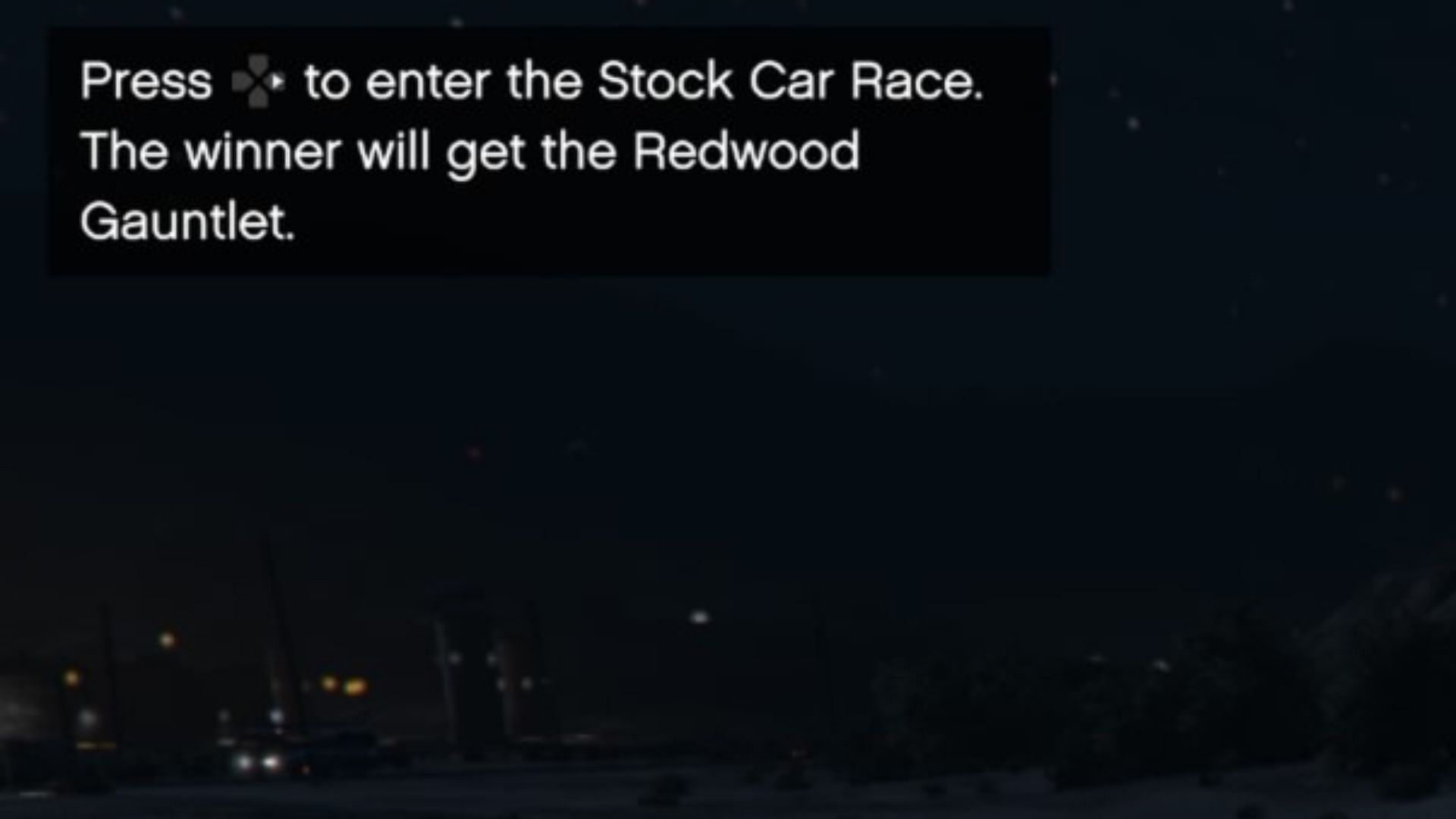 Press the prompted button to start the race (Image via Rockstar Games)