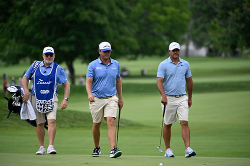 Talor Gooch and Brooks Koepka at the LIV Golf Greenbrier event (Source: Imagn)