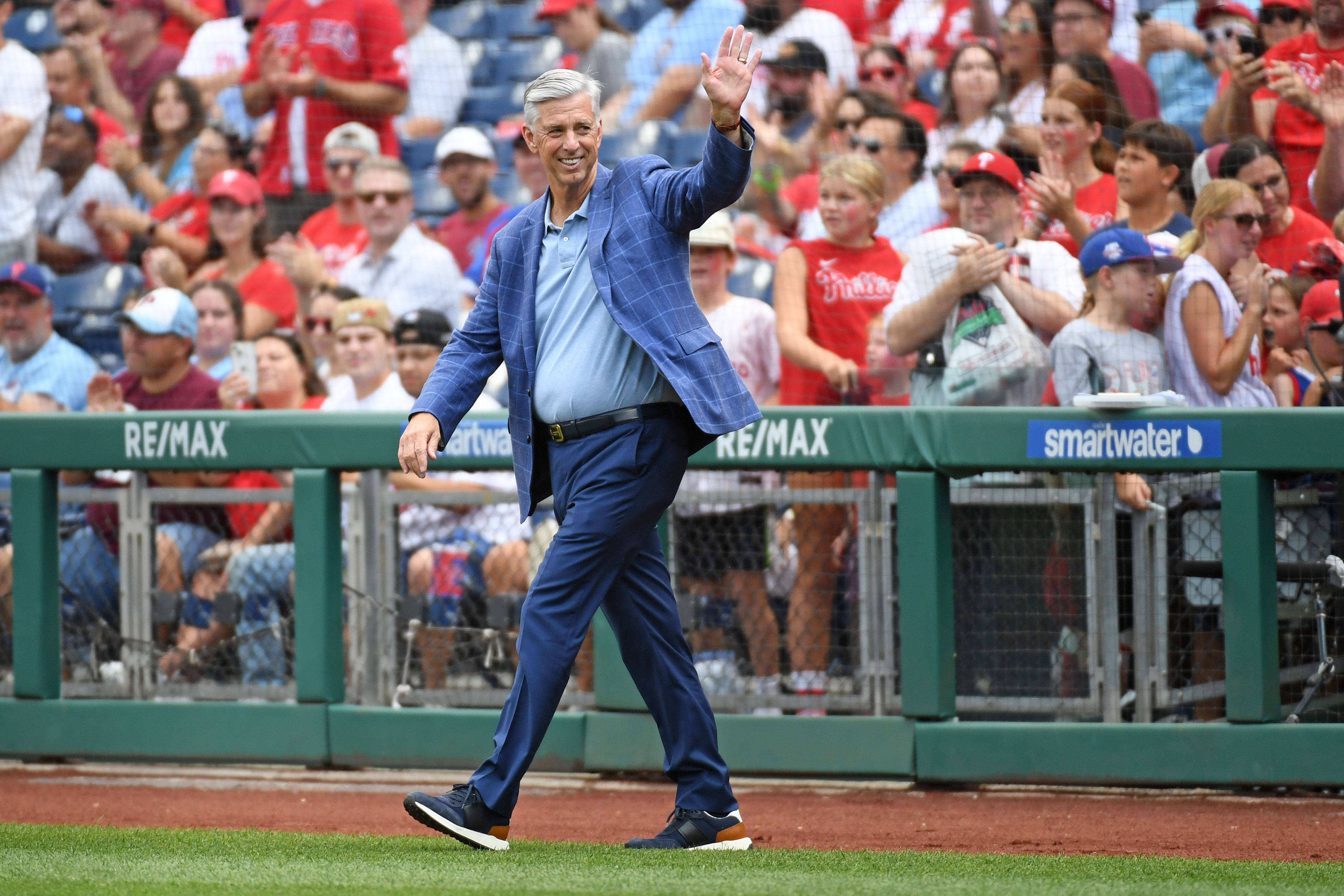 The Phillies are making their thrid straight playoff appearance under Dave Dombrowski (Photo Credit: IMAGN)