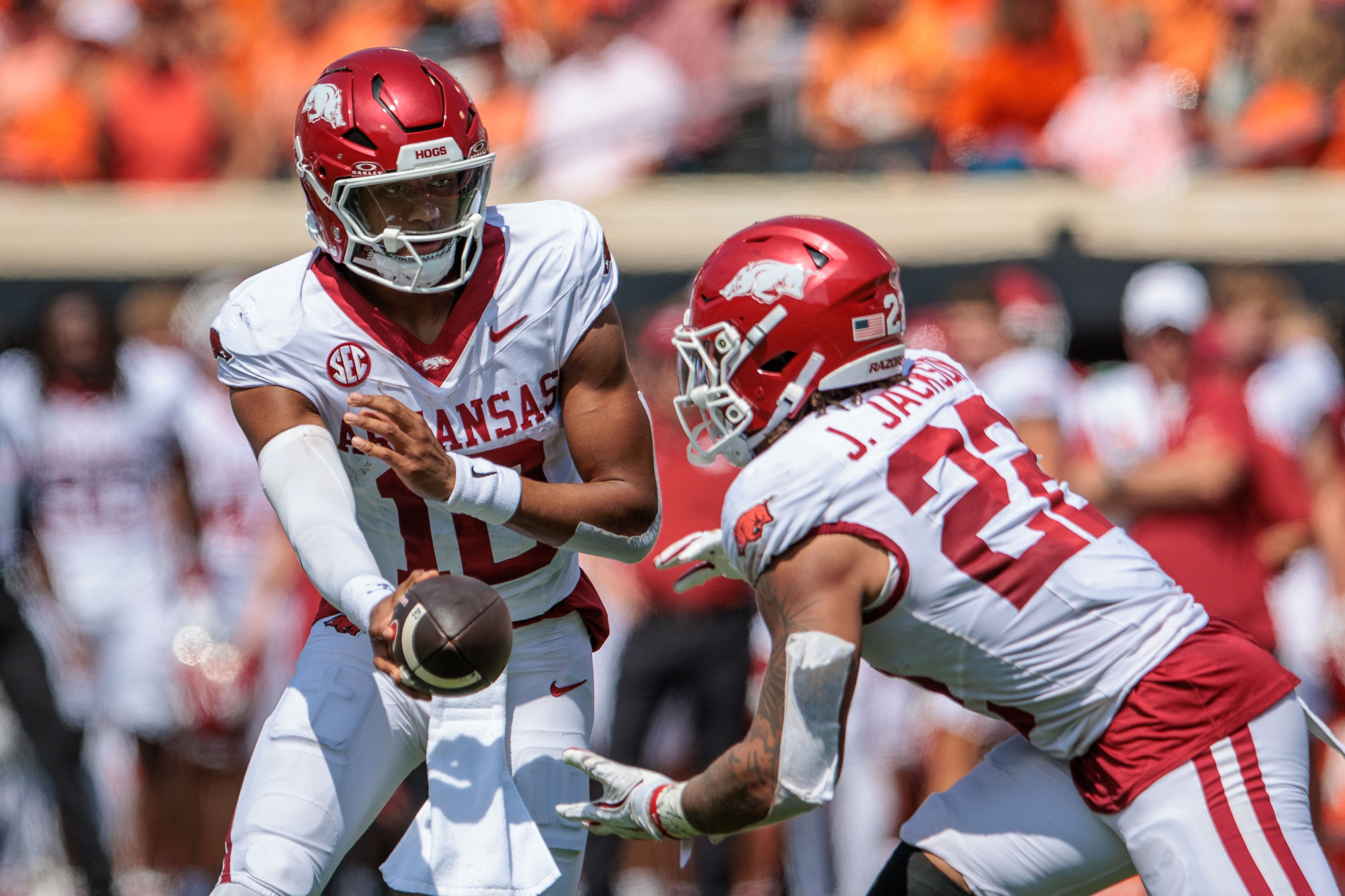 NCAA Football: Arkansas at Oklahoma State - Source: Imagn